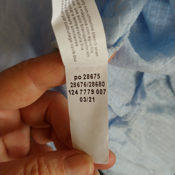 Eloquii Long Sleeve Swiss Dot Baby Doll Tiered Dress SZ 18 - Picture 10 of 14